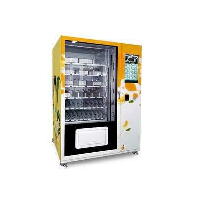 เครื่องจำหน่ายอาหารว่างและเครื่องดื่มอัจฉริยะพร้อม E - Wallet Touch Screen