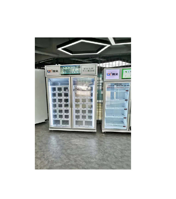 ร้านค้าปลีกไร้คนขับ Cooling Locker Vending Machine เพื่อขายเนื้อผลไม้ไข่