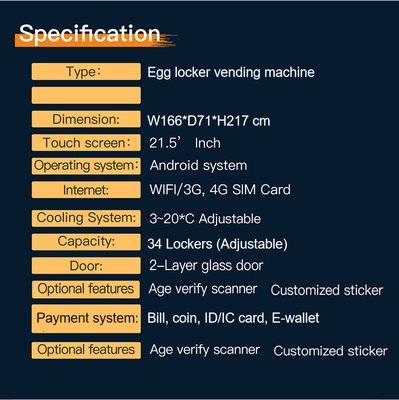 220V Food Bread Cup Cake Vending Machine พร้อมระบบทำความเย็นให้ตู้เย็นสมาร์ทสด