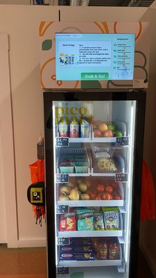240V สมาร์ทตู้เย็นตู้หยอดเหรียญขวดแก้วเครื่องดื่มเย็นคว้า N Go Fridge