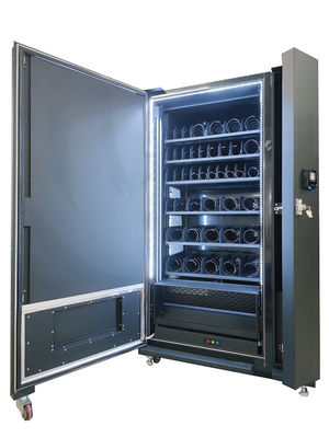 เครื่องจำหน่ายสินค้าอัตโนมัติ เครื่องดื่ม อาหารว่าง ระบบทำความเย็น 3-20℃ หน้าจอขนาดใหญ่ปรับได้ เครื่องจำหน่ายเครื่องดื่ม