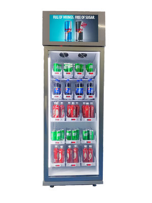 Micron Smart Vending Fresh Food Snack Drink ตู้จำหน่ายตู้เย็นอัจฉริยะพร้อมเครื่องอ่านบัตร