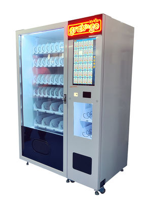 เครื่องจำหน่ายน้ำผลไม้เครื่องดื่มหยอดเหรียญ Snack Micron Smart Vending Touch Screen