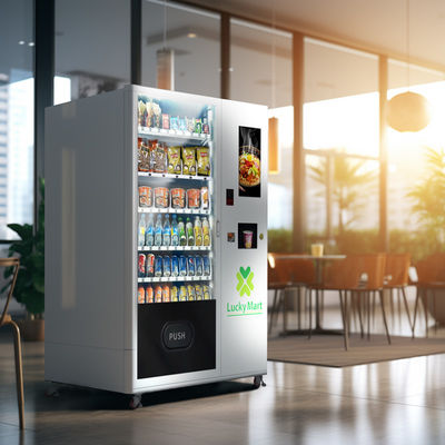 360W Cup Noodle Snack Food Vending Machine For Sale Ramen Vending Machine with Free Hot Water Supply