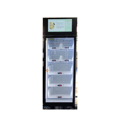 240V ตู้เย็นสมาร์ท สําหรับอาหารว่าง เครื่องขายเครื่องดื่มเย็น