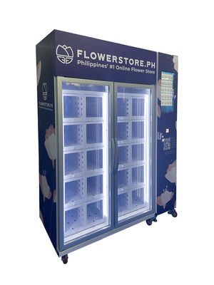 Micron Commercial Cooling Fresh Bouquet Flower Vending Machine ในร้านค้าปลีกที่ไม่มีคนขับ