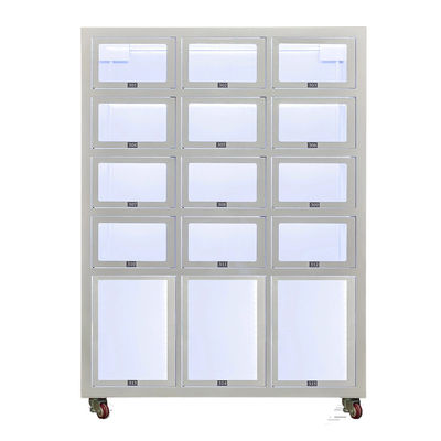 Micron อัตโนมัติ Combo Self Service เครื่องขาย PPE สําหรับเครื่องมือถุงมือหมวกในโรงงาน