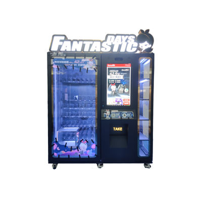 เครื่องขายสินค้าดูแลผิวหนังอัตโนมัติกล่องตาบอดขนาดใหญ่ พร้อมโฆษณาดิจิตอลจอสัมผัส 32 นิ้ว