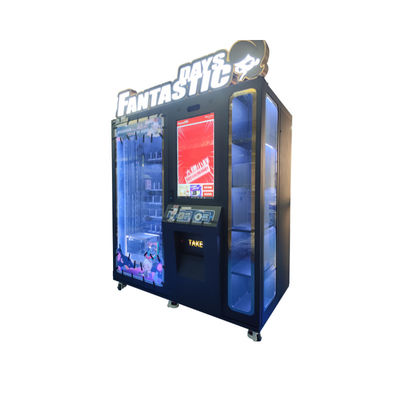 เครื่องขายสินค้าดูแลผิวหนังอัตโนมัติกล่องตาบอดขนาดใหญ่ พร้อมโฆษณาดิจิตอลจอสัมผัส 32 นิ้ว