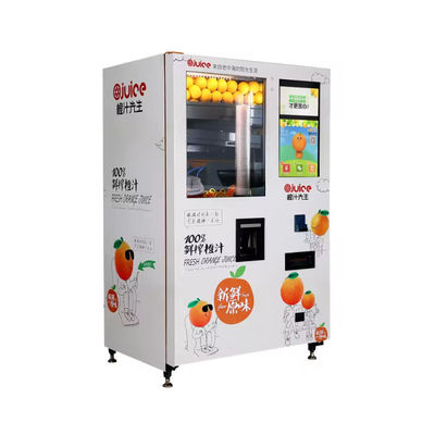 เครื่องขายน้ําส้ม 100% ของธรรมชาติ พร้อมระบบล้างออโต้