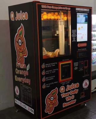 เครื่องขายส้มอัตโนมัติ พร้อมเครื่องอ่านบัตร เครื่องขายน้ําผลไม้