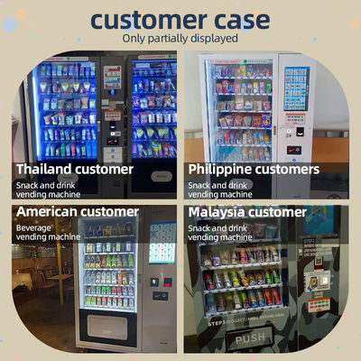 เครื่องขายเองที่ระดับสูง พร้อมกรอบโลหะและเทเลเมตร