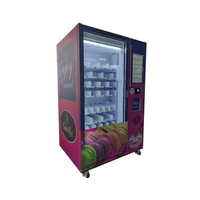 เครื่องขายเครื่อง Xy Elevator With Auto Open Pickup Door Card Reader เครื่องขายเครื่อง Macaroon