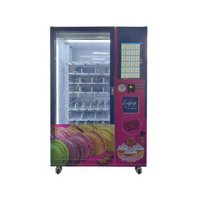 เครื่องขายเครื่อง Xy Elevator With Auto Open Pickup Door Card Reader เครื่องขายเครื่อง Macaroon