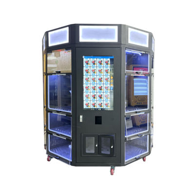 เครื่องขายดอกไม้สดแบบใหม่ พร้อมฟังก์ชันเย็น 32 นิ้ว ติดจอไฟกล่องสําหรับการแบรนด์