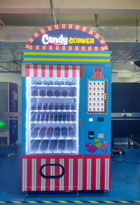 ประหยัดพลังงาน LED Lighting Candy Vending Machine ระบบเย็น 3-20 °C สําหรับการรักษาผลิตภัณฑ์สด