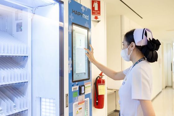 เครื่องขายของร้านขายยา 24 ชั่วโมง การมียาที่จําเป็นตลอดเวลา