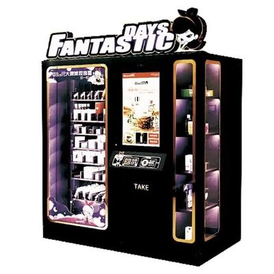 เครื่องขายสินค้าจอใหญ่ของดิสนีย์สําหรับ IP Toys ตุ๊กตาที่มีลิฟท์อัตโนมัติและกล่องแสงโลโก้ที่กําหนดเอง