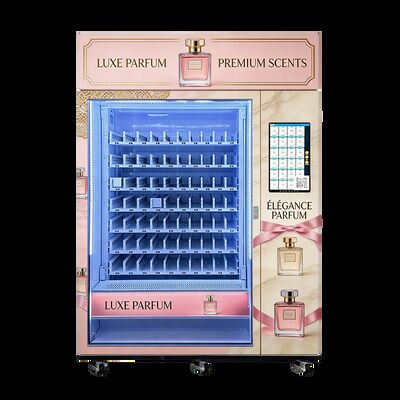 คุณภาพ  Large-Capacity Perfume Vending Machine With Conveyor Belt Elevator — Smart Fragrance Retail Solution for Shopping Malls & Airports โรงงาน