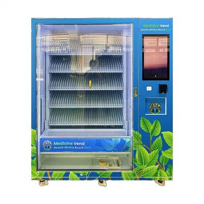 คุณภาพ  Large Capacity Medicine Vending Machine With Elevator and Custom Pharmacy Slots for Hospitals Clinics and Communities โรงงาน