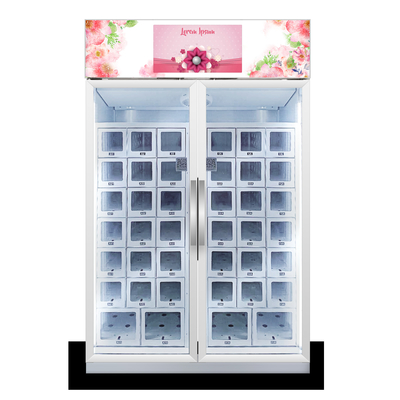 ตู้จำหน่ายผลไม้ CE Locker เครื่องจำหน่ายดอกไม้ Micron Smart พร้อมระบบทำความเย็น