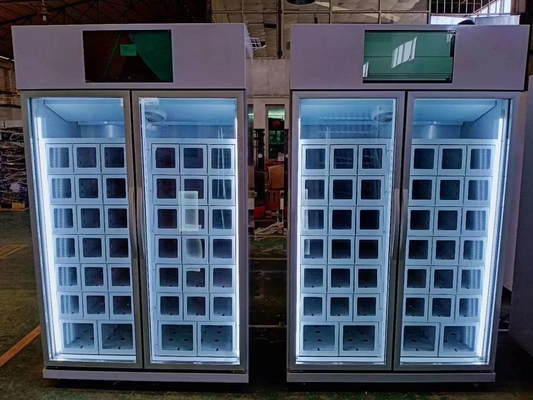 โครงโลหะ 6 KWh เครื่องจำหน่ายผลไม้ระบบตรวจสอบออนไลน์