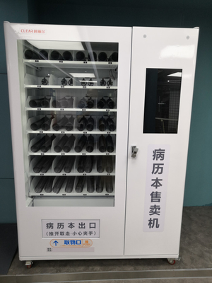 เครื่องจำหน่ายข้าวระบบสายพานลำเลียงพร้อมถุงไฟ LED ปรับความสูงได้
