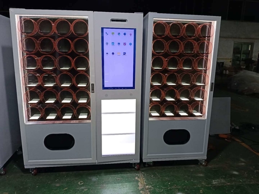 32 นิ้ว 662 ตู้หยอดเหรียญแบบกำหนดเองสำหรับน้ำหอม Micron Smart Vending Machine