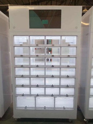โลโก้ที่กำหนดเอง PPE Vending Machine การก่อสร้างเหล็กความแข็งแรงสูง
