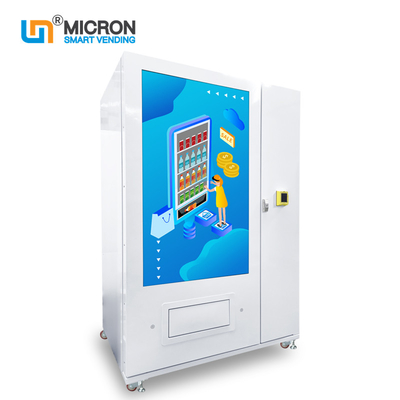 ร้านสะดวกซื้อเครื่องจำหน่ายขนมขบเคี้ยวอัตโนมัติสำหรับเครื่องดื่ม Milk Micron Smart Machine Vending