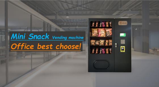 Office Hotel Mini Vending Machine สำหรับเครื่องอ่านบัตร Snack Nayax Smart