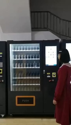 60 Selections อาหารว่างและเครื่องดื่ม Combo Vending Machine 662 ความจุ