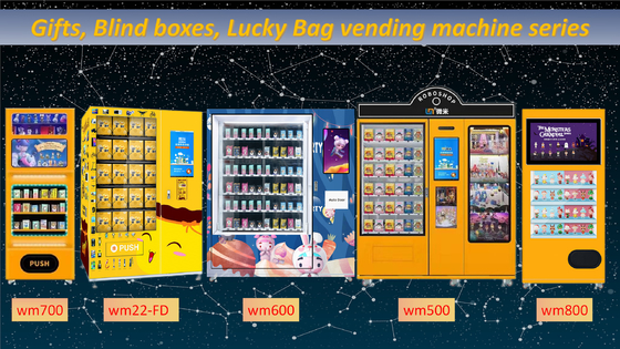 Lucky Box Gift Smart Self Service ตู้หยอดเหรียญพร้อมหน้าจอสัมผัสขนาด 22 นิ้ว