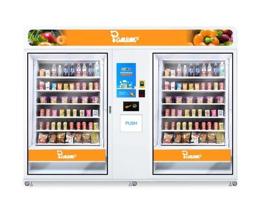 OEM ODM Media Vending Machine โครงโลหะสำหรับขายเครื่องดื่มบรรจุขวด, เครื่องจำหน่ายโซดา, โค้กหยอดเหรียญ, ไมครอน