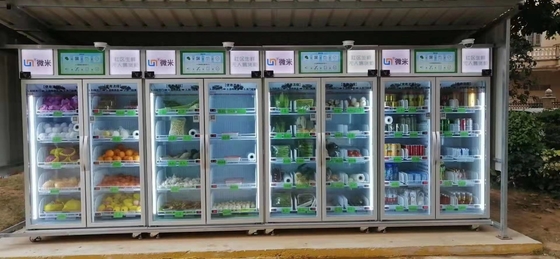 Smart Weight Sense Mini Vending Machine สำหรับเครื่องดื่มผลไม้ตู้จำหน่ายสำนักงานตู้จำหน่ายน้ำผลไม้ไมครอน