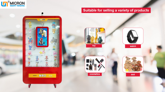 ตู้หยอดเหรียญแบบกำหนดเอง Micron Smart Toy Vending Machine พร้อม Display Ark และ Touch Screen
