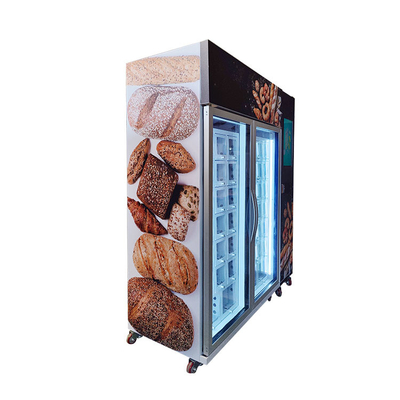 220V Food Bread Cup Cake Vending Machine พร้อมระบบทำความเย็นให้ตู้เย็นสมาร์ทสด