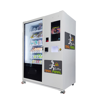 Fruit Saland เครื่องหยอดเหรียญอัตโนมัติ 10 ช่องปรับได้เครื่องจำหน่ายหุ่นยนต์ความจุขนาดใหญ่ไมครอน