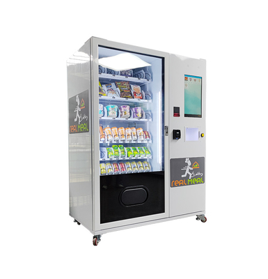 Fruit Saland เครื่องหยอดเหรียญอัตโนมัติ 10 ช่องปรับได้เครื่องจำหน่ายหุ่นยนต์ความจุขนาดใหญ่ไมครอน