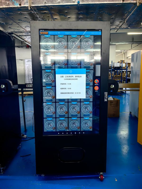 เครื่องขายขายกลางแจ้งส่งออก ที่ใช้ไฟฟ้า 6-10 kWh ต่อวัน