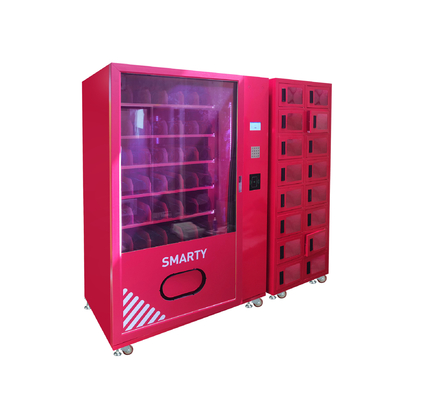 เครื่องมือล็อกเกอร์คอมโบ Sprial แบบบริการตนเองตลอด 24 ชั่วโมง ตู้จำหน่าย PPE ในโรงพยาบาลโรงงาน