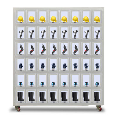 Micron อัตโนมัติ Combo Self Service เครื่องขาย PPE สําหรับเครื่องมือถุงมือหมวกในโรงงาน