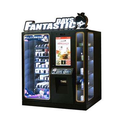 เครื่องขายสินค้าดูแลผิวหนังอัตโนมัติกล่องตาบอดขนาดใหญ่ พร้อมโฆษณาดิจิตอลจอสัมผัส 32 นิ้ว