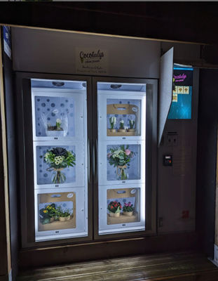 Max.14 เครื่องขายสินค้าหลากหลาย Locker ด้วย R290 ก๊าซเขียวเครื่องบด