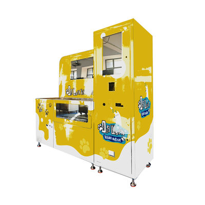 เครื่องซักผ้าสุนัขด้วยชามพูคอนดิชั่น