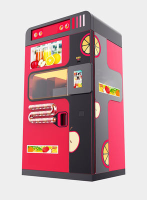 ตู้หยอดน้ำส้มคั้นสดพร้อมระบบทำความสะอาดอัตโนมัติและชำระเงินด้วยบัตร