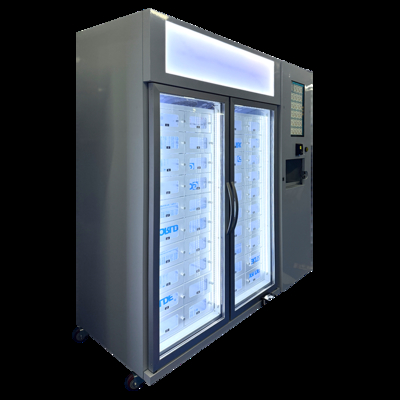 เครื่องขายอาหารแช่แข็ง 40 ล็อคเกอร์ ที่เย็น -22 องศาเซลเซียส