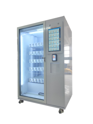 ตู้จำหน่ายสินค้าแบบ Combo Lift พร้อมล็อกเกอร์ 20 ตู้ รับประกัน 18 เดือน