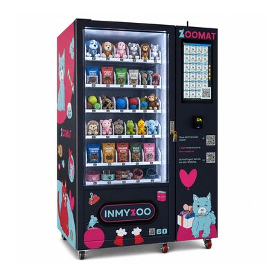 Commercial Pet Supply Vending Machine with Side Locker System for Pet Food and Toys