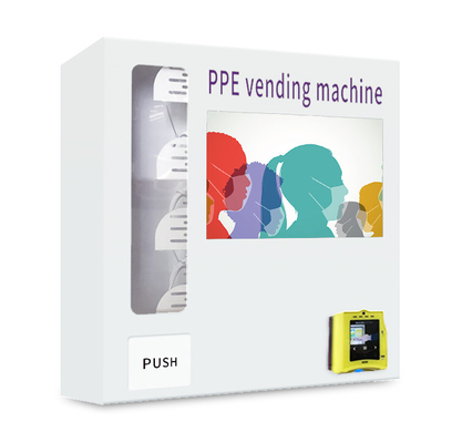 Mini Wall Mount Face Masks เครื่องจำหน่ายสินค้าอัตโนมัติรีโมทคอนโทรล Ppe Vending Machine สำหรับขาย